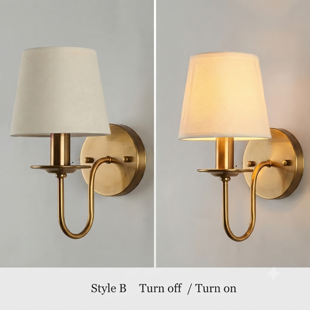 Restaurant lighting style iron and fabric wall pendant tailored to set an intimate, high-end dining ambiance.