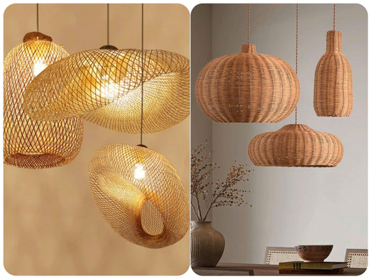 Rattan vs Bamboo Pendant Lights: Which One Is Right for Your Home?