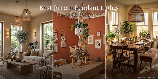 boho pendant light and rattan pendant light , rattan chandelier in boho home decor