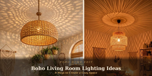 Boho Living Room Lighting Ideas: 9 Ways to Create a Cozy Space