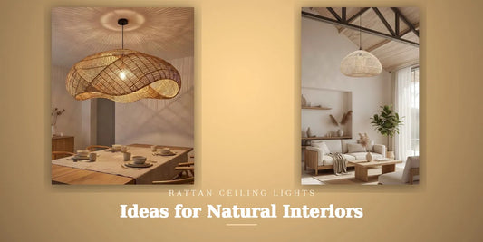 Rattan Ceiling Light Ideas for Natural Interiors