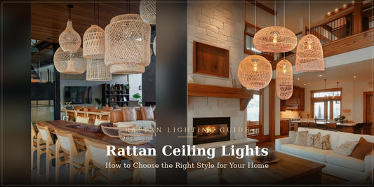 Rattan Ceiling Lights: How to Choose the Right Style for Your Home