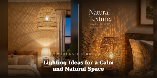 Wabi Sabi Bedroom Lighting Ideas for a Calm and Natural Space