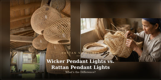 Wicker Pendant Lights vs. Rattan Pendant Lights: What's the Difference?