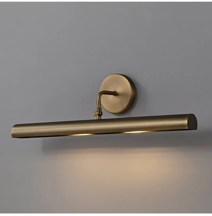 Sustainable handcrafted brass finish picture light for eco-friendly art gallery illumination