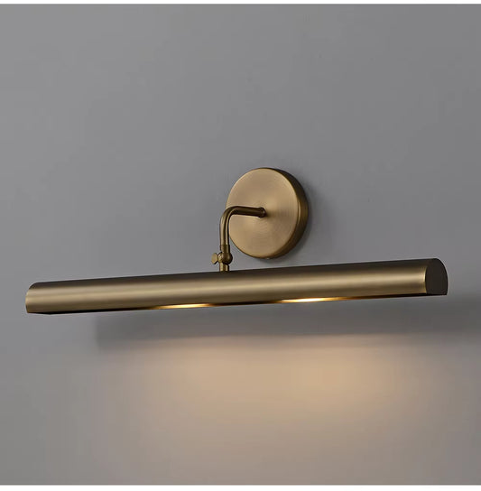 Sustainable handcrafted brass finish picture light for eco-friendly art gallery illumination