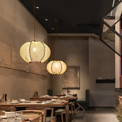 Wabi-sabi designer ceiling pendant for restaurant