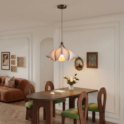 Ceiling pendant in Modern style, featuring Wood Mix Resin material, ideal for Kitchen decor, providing ambient, task, and mood lighting.