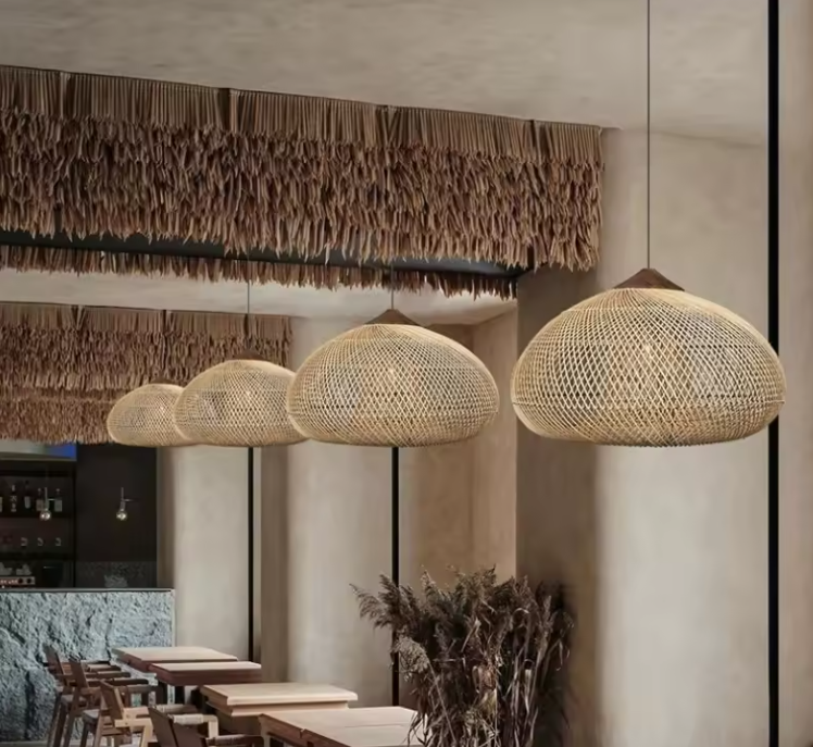 Premium minimalist woven pendant light design