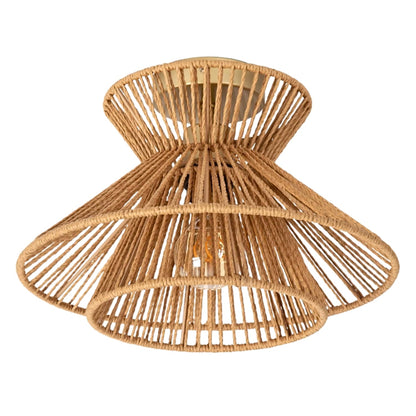 Eco-friendly natural hemp ceiling lamp designed as a biodegradable and stylish accent for mindful, green living.
