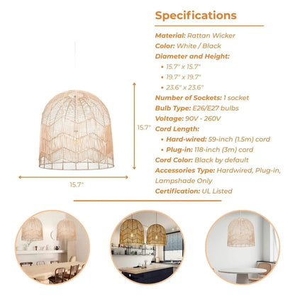 Premium woven chevron pattern chandelier highlighting detailed artisan craftsmanship and organic textures.