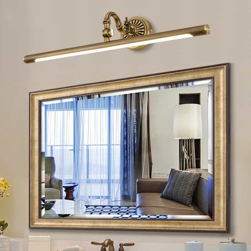 Neoclassic style sculptural copper picture lamp for high-end natural resort decor
