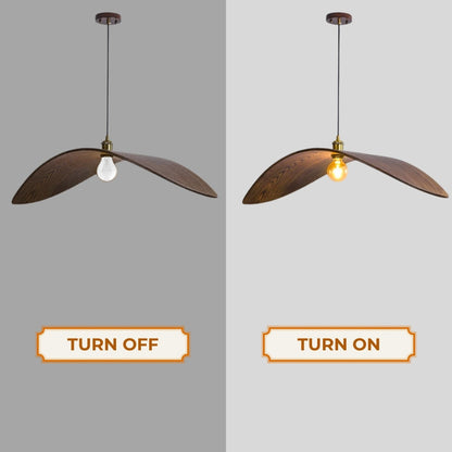 Minimalist organic shaped wood wave hanging lamp in image_6cecca.jpg