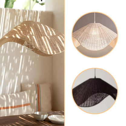 Premium sustainable Rattan hanging lamp crafted from eco-friendly natural fibers