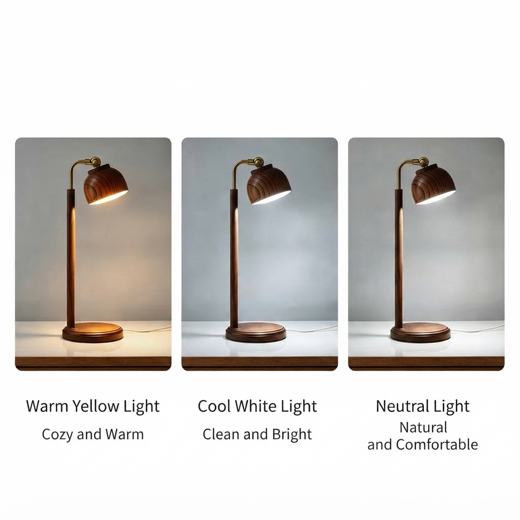 Classic solid wood table lamp welcoming guests with warm yellow accent lighting on entryway console tables.