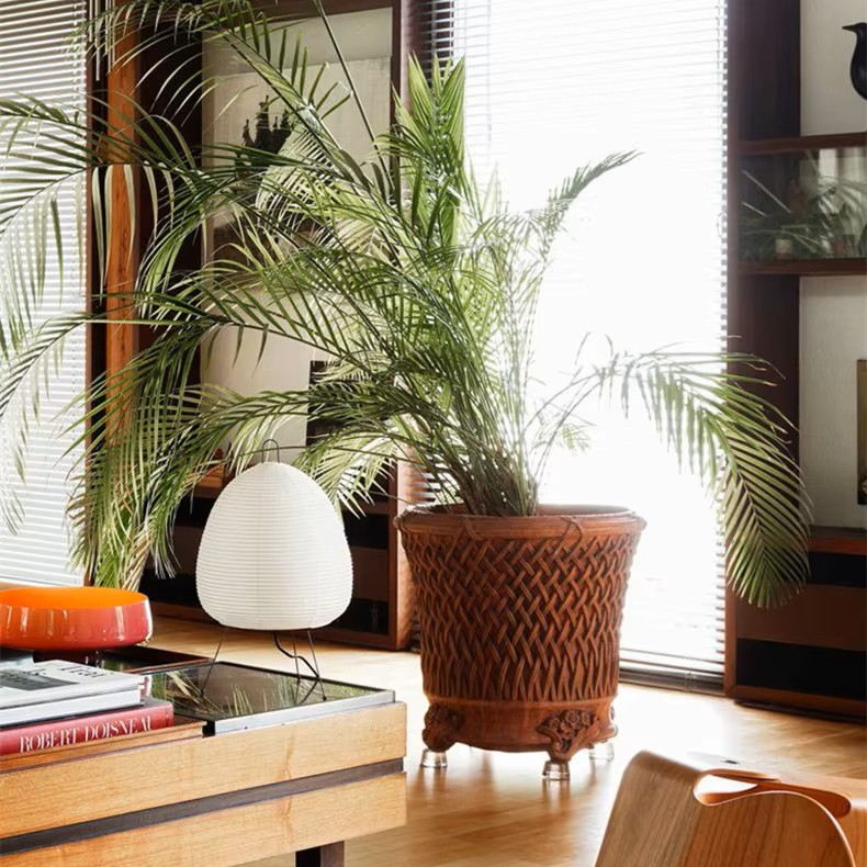 Entryway Console Paper Lantern Table Lamp offering a Welcoming Warm Glow in Foyers