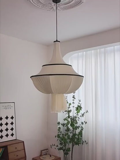 Pendant light in Scandinavian style, featuring Fabric material, perfect for Decor lighting, ideal for ambient and mood lighting.