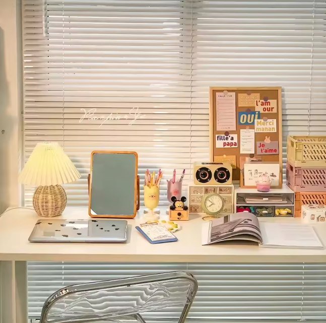 rattan table lighting_rattan desk light