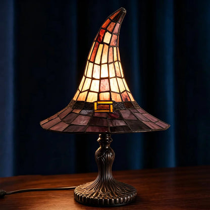 Study Desk Resin Witch Hat Lamp for Inspiring and Scholarly Workspaces
